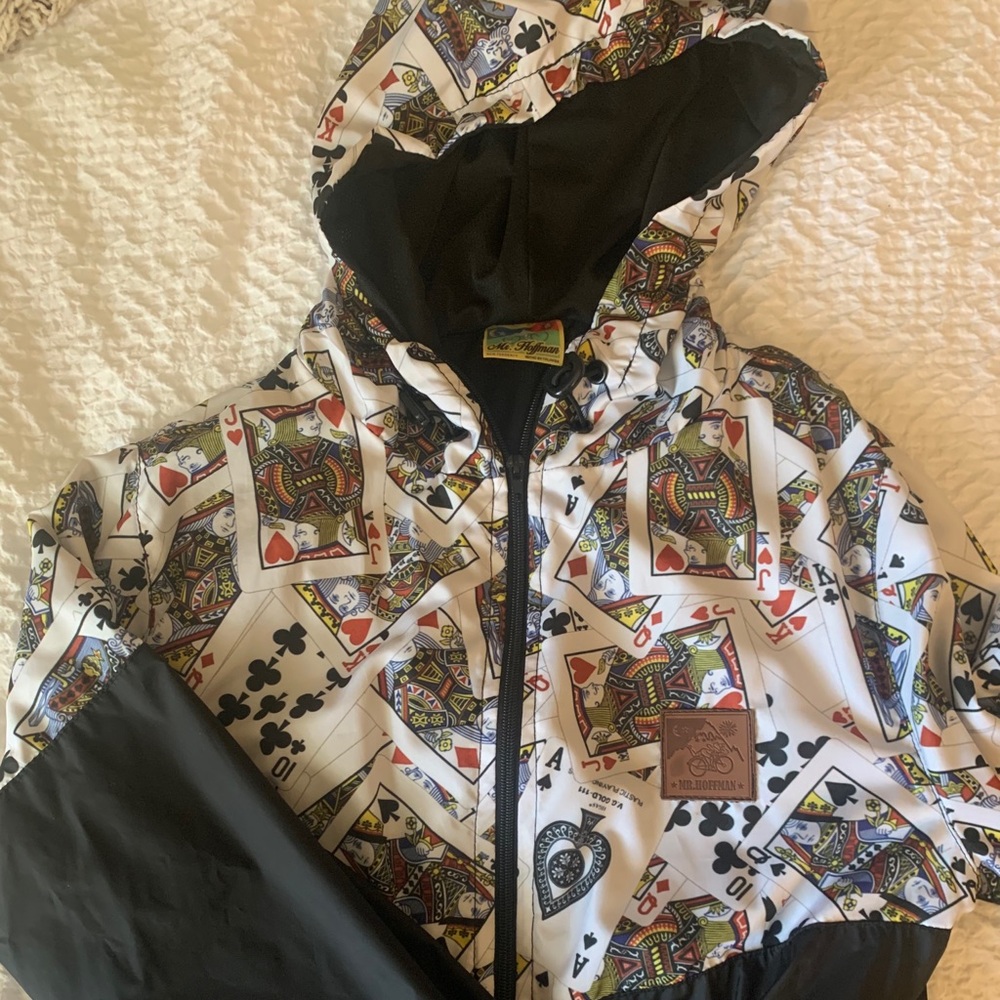 Deck of Cards Rain Zip Up